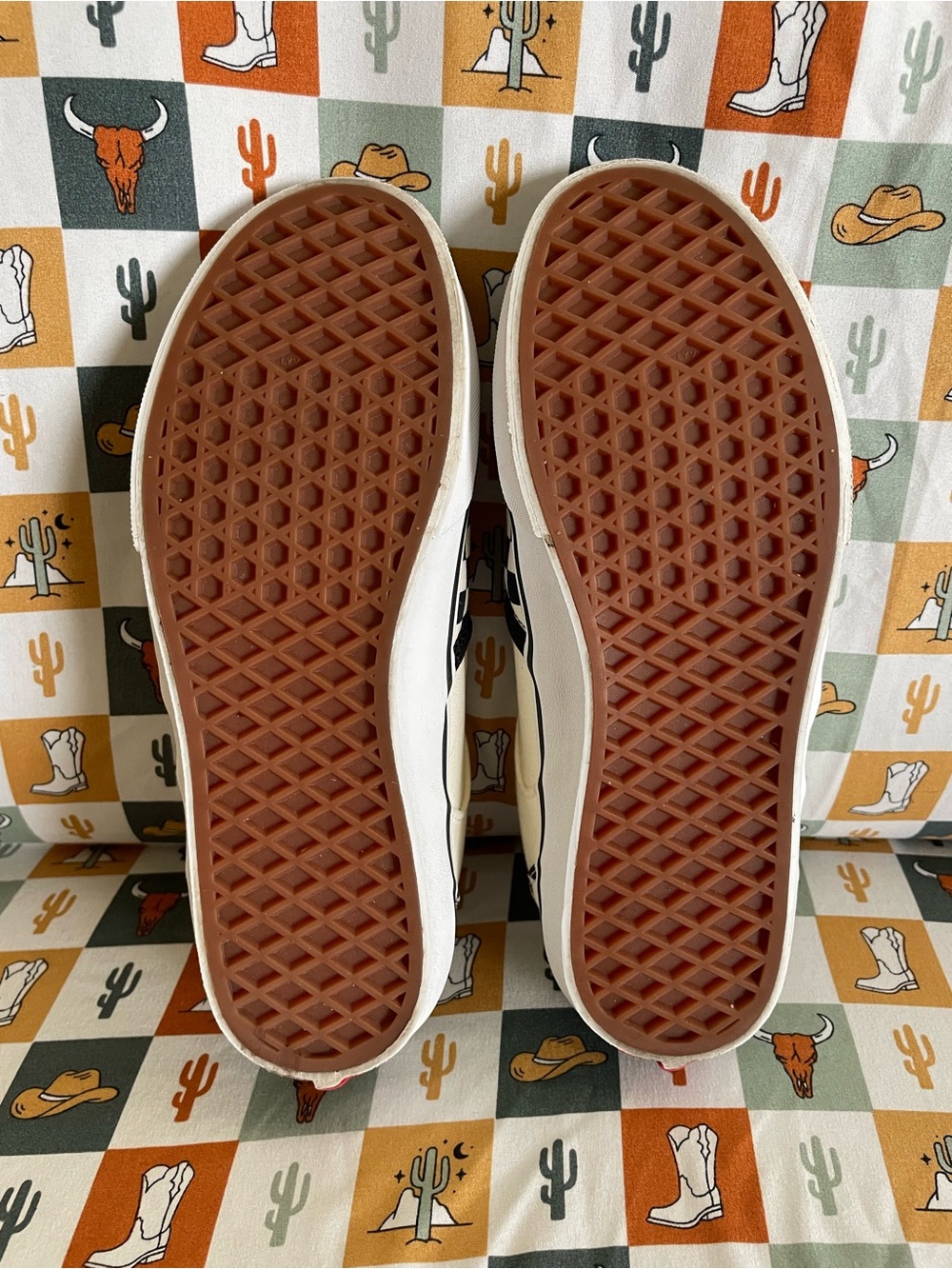 Vans Kids Checkerboard Slip-On Sneakers - Black & White - Picture 2 of 6